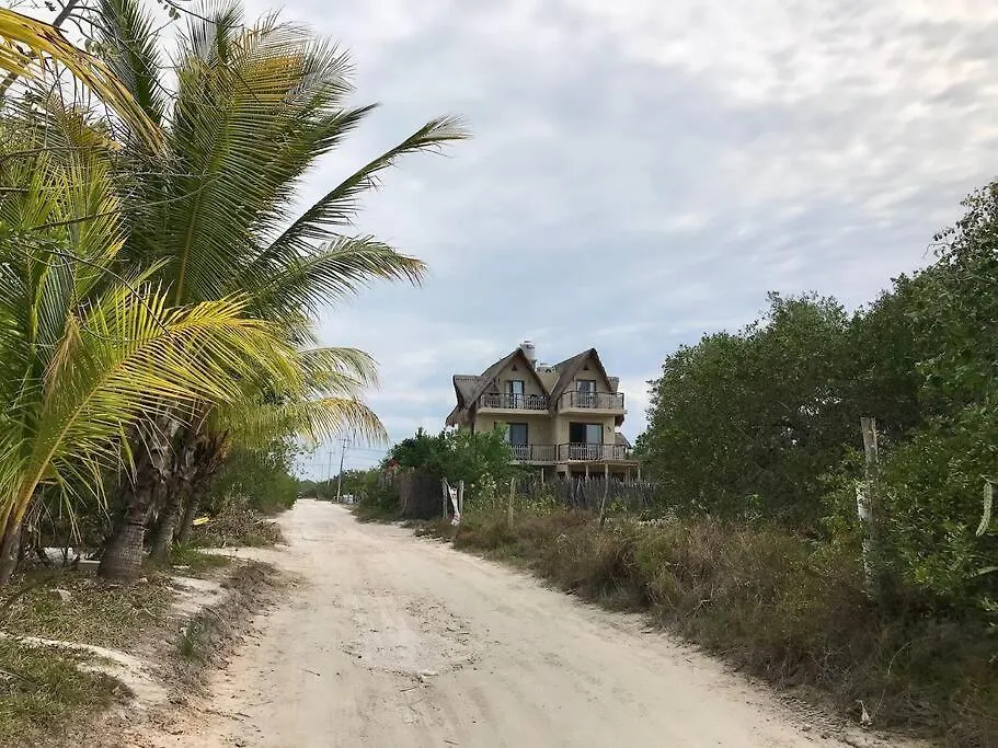 Apartmán Depa Casacalma. Zona Tranquila Y Techo De Palapa Isla Holbox Mexiko