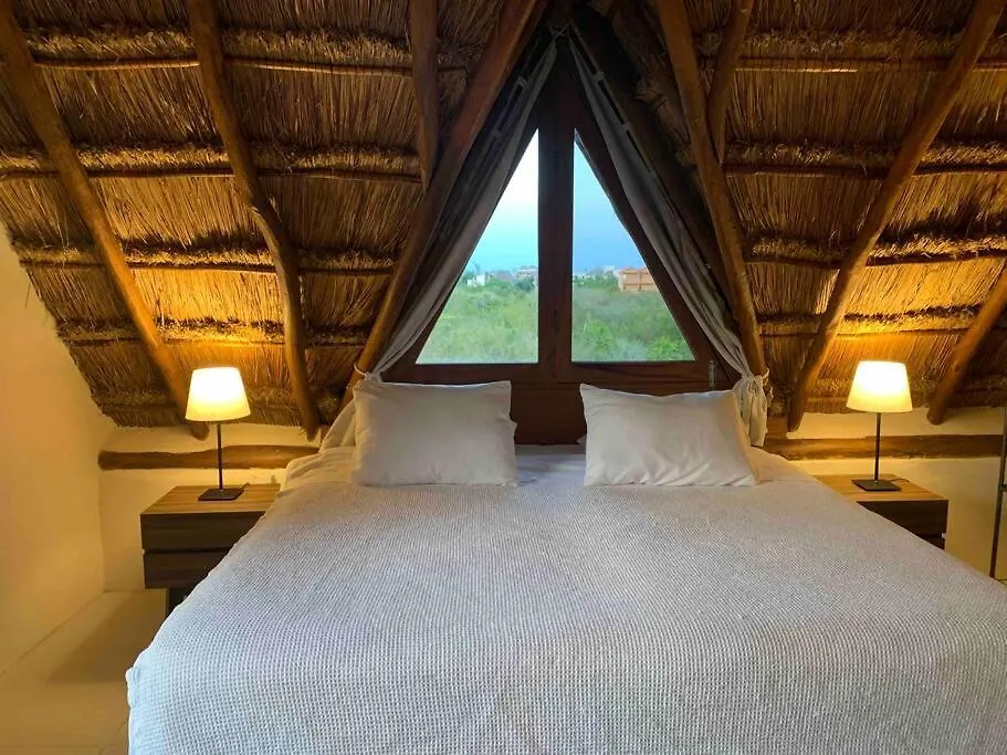 Depa Casacalma. Zona Tranquila Y Techo De Palapa Apartment Isla Holbox Mexico